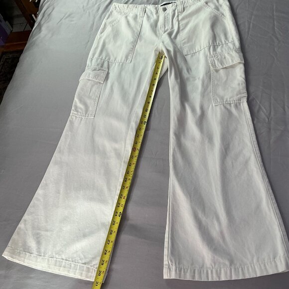 Aeropostale Low Rise Flare Utility Jeans Size XL Women's Y2K Vintage CargoPocket - Picture 4 of 10